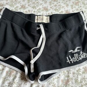 Hollister Women's Athletic Shorts in navy with White Accents